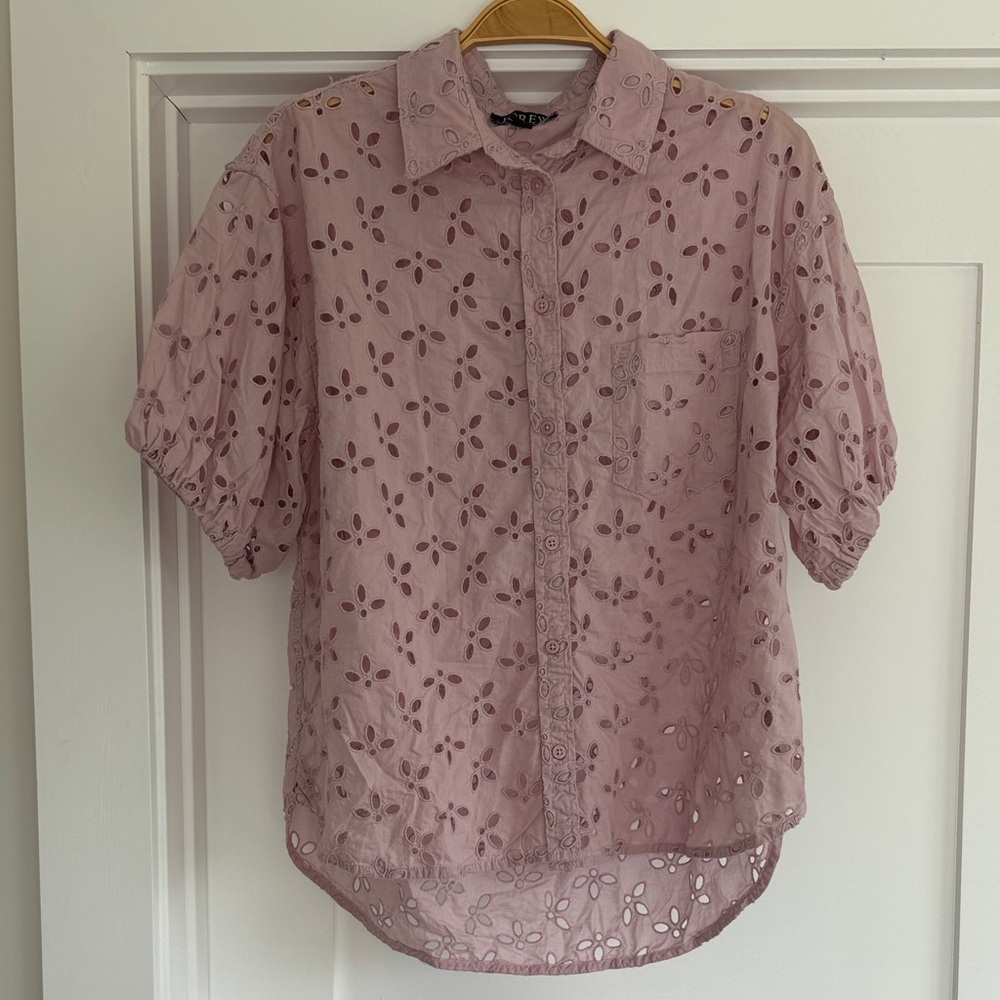 J.Crew Lavender Spring Eyelet